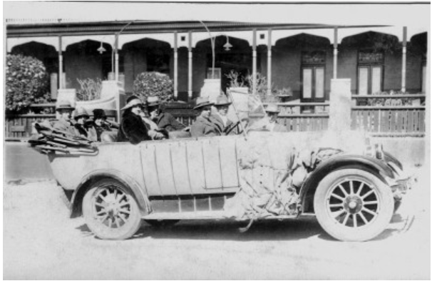 Vintage travel postcard from early 20th century